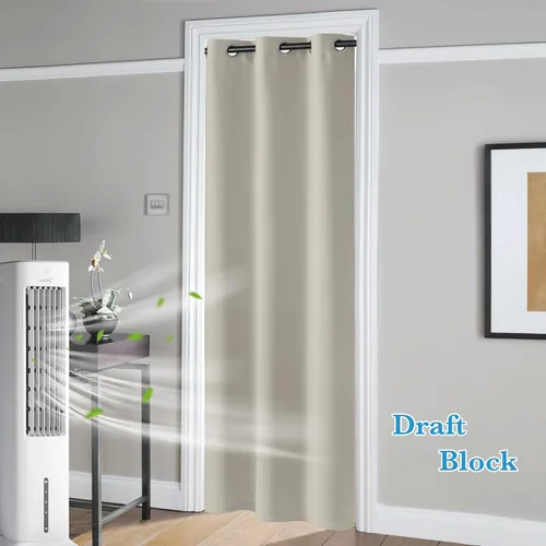 Miniatura 44 de RYB HOME - Cortinas extra largas con bloqueo de luz, persianas opacas insonorizadas para privacidad para cine en casa, oficina, fondo de patio, sala