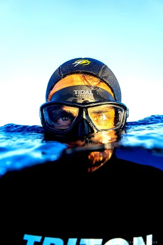 Miniatura 3 de Máscara de apnea Tidal Glide - Máscara de bajo volumen diseñada para apnea, pesca submarina y esnórquel. Máscara antivaho de apnea.