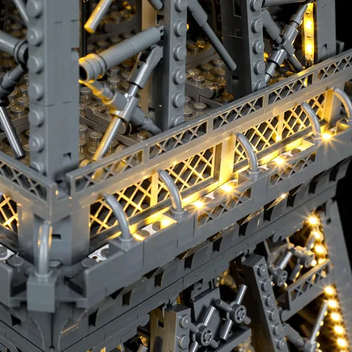 Miniatura 8 de BRIKSMAX Kit de iluminación LED para LEGO-10307 Torre Eiffel – Compatible con el modelo de bloques de construcción de Arquitectura Lego – No incluye