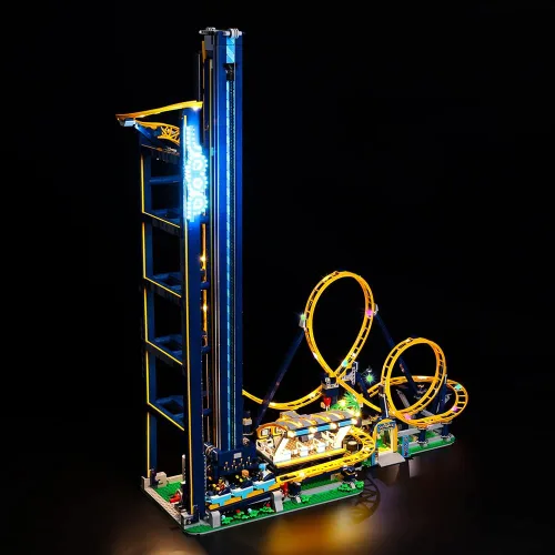 Miniatura 4 de Kit de luz LED RC compatible con Lego 10303, kit de iluminación decorativa para (Loop Coaster 10303) modelo de bloques de construcción