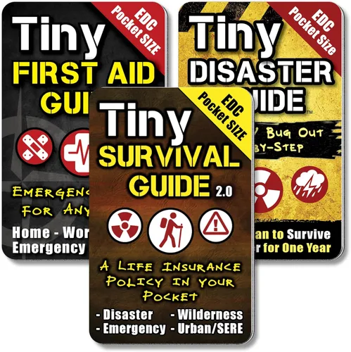 Miniatura 8 de Pequeña guía de supervivencia – Manual de bolsillo de preparación de emergencia Micro EDC para camping, senderismo, bushcraft, SAS y primeros