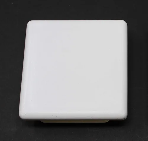 Miniatura 8 de Tapa de tubo cuadrada blanca de plástico de 4 x 4 pulgadas, tapón de acabado, tapa de extremo de tubo de tubo, universal duradera para silla (4)