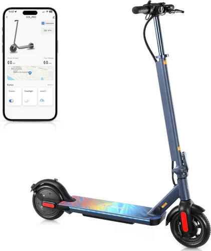 Miniatura 12 de Caroma Electric Scooter Adults, 350W/500W Motor, Top Speed 20/25 Mph & 30 Miles Range, 8.5" Solid Tires, Cruise Control E Scooter for Adults Negro