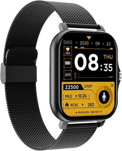 Miniatura 2 de Harper Reloj inteligente para hombres y mujeres, dos correas (silicona + malla) 2.01 pulgadas, HD, reloj inteligente inteligente Bluetooth + control
