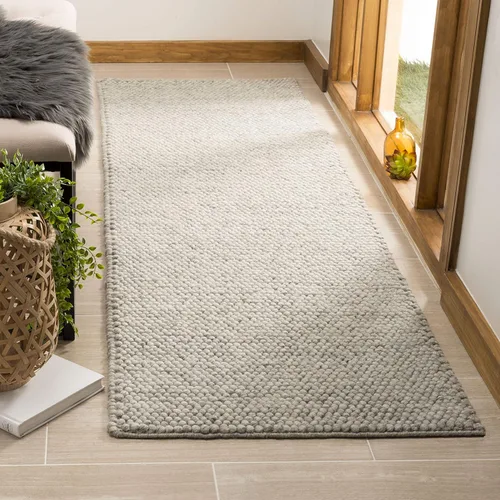 Miniatura 65 de SAFAVIEH Natura Collection - Alfombra decorativa, 2 x 3 pies, color beige, mezcla de lana hecha a mano, diseño texturizado, ideal para pasillo