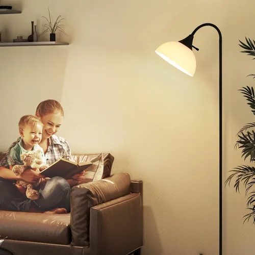 Miniatura 7 de Lámparas de pie para sala de estar con control remoto, brillo continuo ajustable y temperatura de color de 2700 K-6500 K, lámpara de pie ajustable