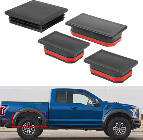 BASIKER Tapones para Orificios de Tubo del Bastidor para Ford F150 Raptor 2017-2019 Tapas Anti Suciedad Barro y Residuos Tapones para Orificios del