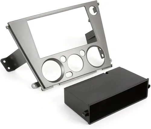 Scosche SU2025B - Kit de instalación de radio DIN simple o doble compatible con vehículos Subaru seleccionados 2005-09 – 1 o 2 DIN Aftermarket Kit
