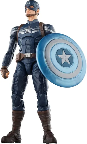 Miniatura 6 de Hasbro Marvel Serie Legends Capitán América, Figuras de acción coleccionables de 6 pulgadas de Capitán América: El Soldado de Invierno, Figuras