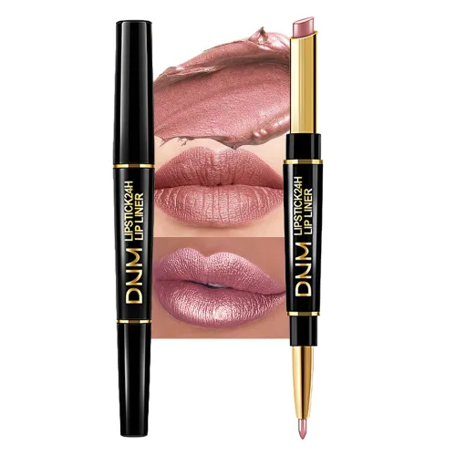 Miniatura 44 de evpct DNM Juego de 3 delineadores de labios y lápices de labios, ciruela morada, malva, rojo vino, para mujer, mate, larga duración de 24 horas