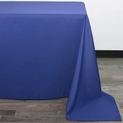 Miniatura 4 de Your Chair Covers - Mantel rectangular de poliéster de 90 x 132 pulgadas - Mantel de boda sin costuras de alta calidad para mesas rectangulares de 6
