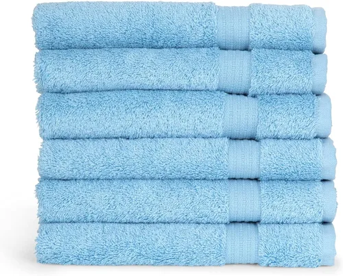 Miniatura 12 de TowelSelections Toallas suaves y absorbentes de algodón para baño, hotel, ducha, spa, gimnasio, toalla de baño, toalla de mano, 2 paños de baño