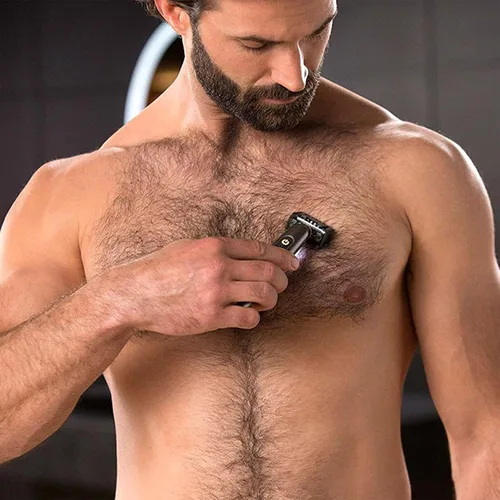 Miniatura 4 de Afeitadoras de papel de aluminio para hombre, afeitadora eléctrica híbrida y recortadora de barba para hombres con peine facial 4 en 1 y kit