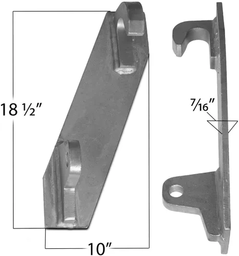 Miniatura 7 de Titan Attachments Par de soportes de montaje para cargadores John Deere Global Euro