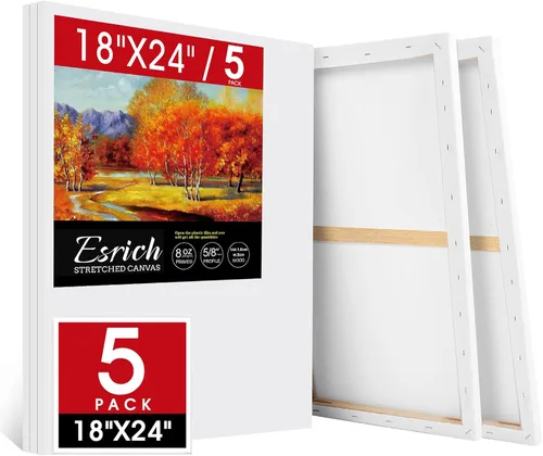 Miniatura 22 de Paquete de 30 lienzos para pintar de 4 x 4 pulgadas, 5 x 7 pulgadas, 8 x 10 pulgadas, 9 x 12 pulgadas, 11 x 14 pulgadas, 12 x 16 pulgadas, lienzo