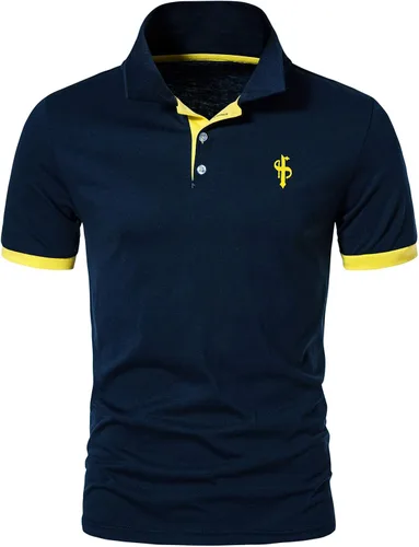 CEHT Camisas polo de manga corta y manga larga de algodón para hombre, camisas polo de golf para hombre, ajuste delgado, tops casuales