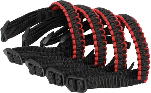 Miniatura 11 de BubbasGarageTv - Asas reversibles de Paracord para Jeep Wrangler - Verde lima y negro - Elige tus pares