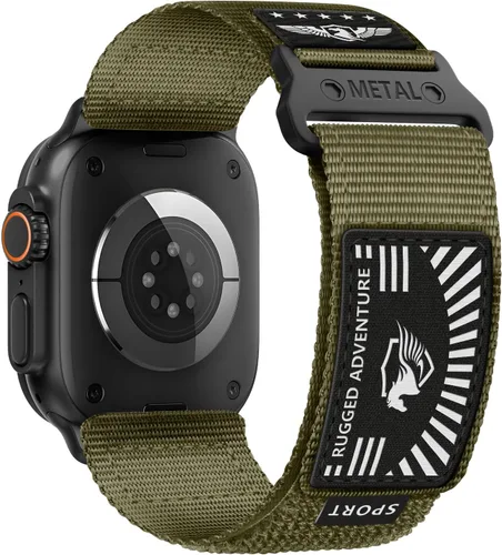 Miniatura 22 de Correa de nylon resistente para Apple Watch para hombres y mujeres de 42 mm, 41 mm, 40 mm, 38 mm, correas de iWatch para hombre, correa deportiva