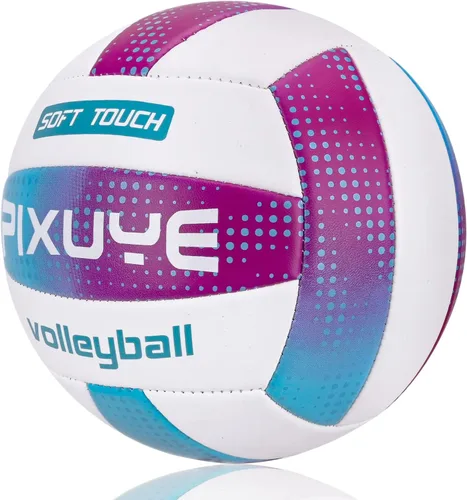 Miniatura 2 de Voleibols Tamaño Oficial 5, Voleibol Suave para Exterior para Niños, Jóvenes, Adultos, Interior, Parque, Juegos de Playa (Regalo para Principiantes)