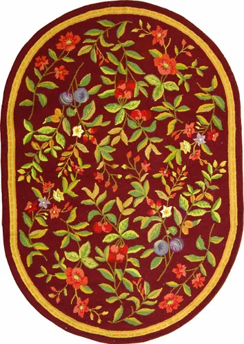 Miniatura 19 de SAFAVIEH Chelsea Collection - Alfombra decorativa de 1 pies 8 pulgadas x 2 pies 6 pulgadas, color negro, lana de campo francesa enganchada a mano