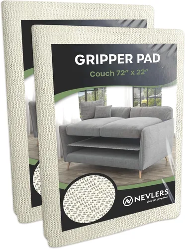 Miniatura 16 de Nevlers Almohadilla antideslizante de agarre para sofá de 22 x 48 pulgadas Agarre antideslizante para evitar deslizamientos de sofá biplaza