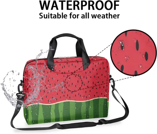 Miniatura 5 de Bonita bolsa de hombro para computadora portátil para mujeres y hombres, bolsa para computadora portátil, funda para laptop, maletín de transporte