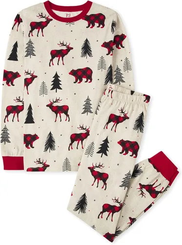 Miniatura 3 de The Children's Place - Conjunto de pijama de Navidad a juego para la familia, ajuste cómodo, 100% algodón, adulto, niño grande, niño pequeño, bebé