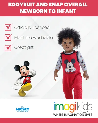 Miniatura 3 de Disney Mickey Mouse - Body de bebé para recién nacido a bebé