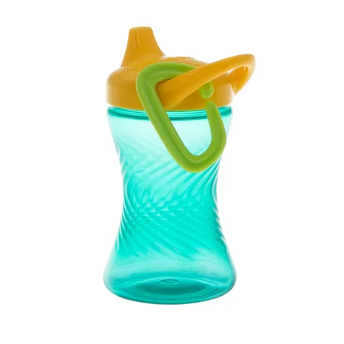 Miniatura 3 de Nuby Vaso antiderrames con boquilla dura de fácil agarre, de 10 onzas, para bebés de 6 meses, color verde/rojo/azul (paquete de 36)