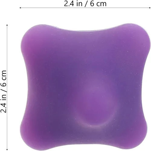 Miniatura 5 de HEALLILY Pelota de masaje de mano de 2.36 pulgadas, bolas hexagonales de agarre de acupuntura para terapia de manos, masajeador de palma