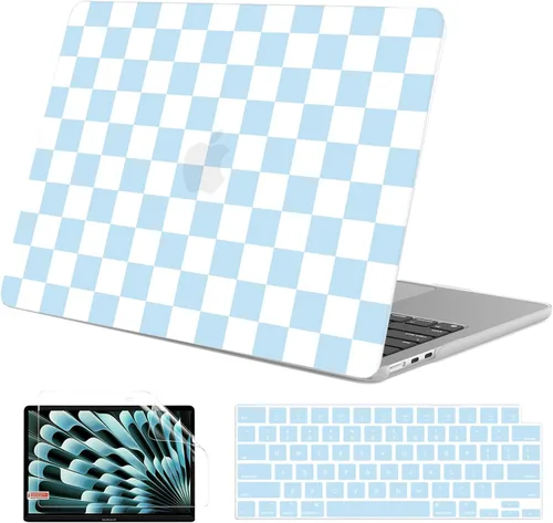 Miniatura 12 de G JGOO Funda protectora de plástico mate compatible con MacBook Air de 15 pulgadas M4 A3241 M3 A3114 M2 A2941, M4, A3241, M2, A2941, versión 2025