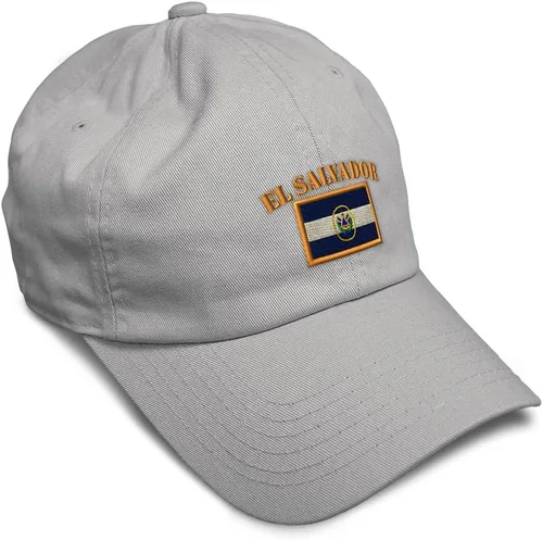 Miniatura 18 de Speedy Pros Sombrero de béisbol suave bordado papá sombrero El Salvador bandera bordado hombres y señoras gorra de béisbol algodón