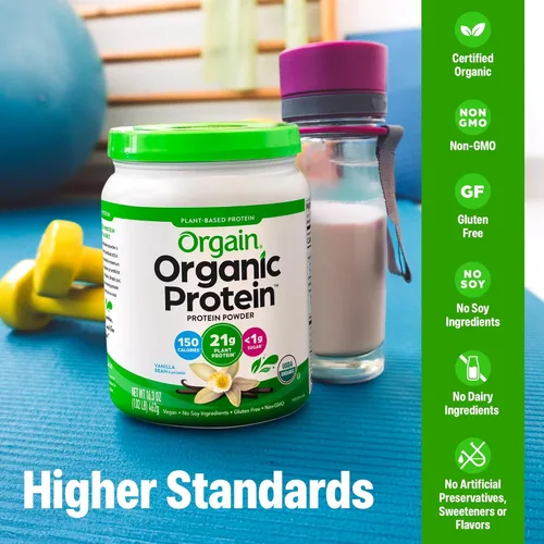 Miniatura 3 de Orgain polvo protéico orgánico a base de plantas, 3 Sabores, varios tamaños
