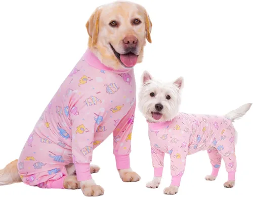 Miniatura 26 de Traje de recuperación para perros después de la cirugía para hembras y machos, camiseta de castración para perros de talla mediana y grande