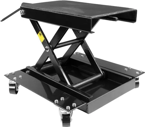 Miniatura 2 de Stark USA Gato de Tijera Central para Motocicleta Elevador de Piso para Motocicleta Dirt Bike con Carrito de Ruedas Capacidad de 1100 libras Mesa