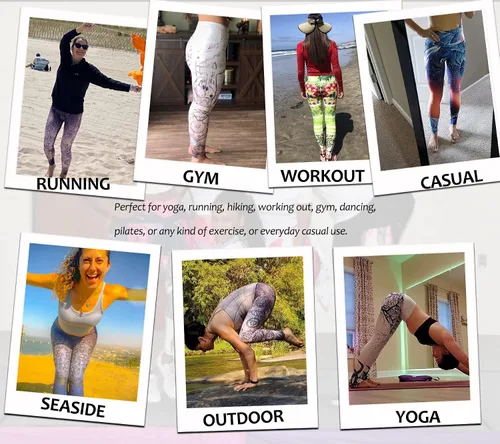 Miniatura 5 de Sustainale - Leggings de yoga con bolsillos para mujer