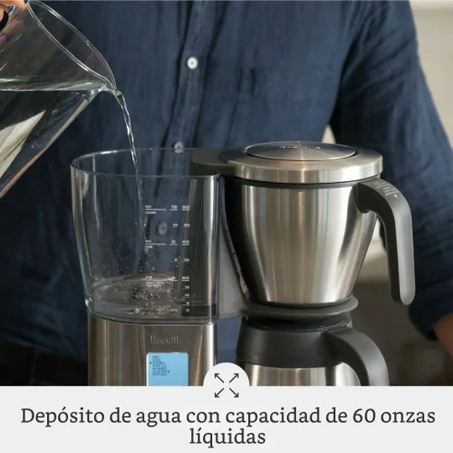 Miniatura 7 de Breville BDC450BSS Cafetera de precisión con jarra térmica, de goteo, 60 oz, acero inoxidable cepillado