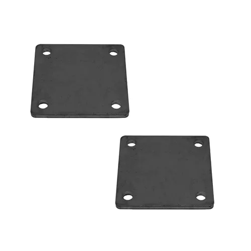 Miniatura 3 de Placa base de metal cuadrada soldable de 8 x 8 pulgadas, placa de acero A36, base de placa de acero de alta calidad para soporte de estructura, 2