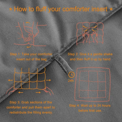 Miniatura 4 de NTBAY Edredón tamaño individual, relleno de edredón alternativo al plumón, ropa de cama para todas las estaciones, relleno de edredón acolchado