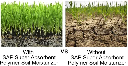 Miniatura 7 de Soil Vigor - Cristales de almacenamiento de agua – Corte el riego en un 50% Hidrogel de polímero súper absorbente para céspedes, jardines