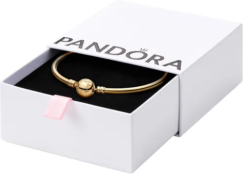 Miniatura 11 de Pandora Moments - Brazalete con cierre de bola para mujer, dijes compatibles con momentos, pulsera con dijes