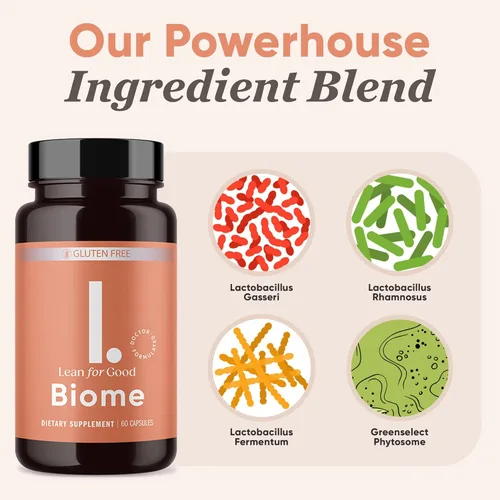 Miniatura 6 de Biome, fórmula probiótica de 9 cepas, apoya un microbioma intestinal equilibrado, potentes probióticos intestinales con fitosoma Greenselect - 60
