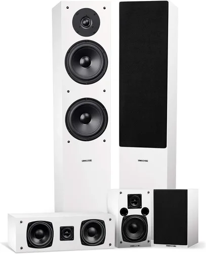 Miniatura 11 de Fluance Elite Sistema de altavoces de sonido envolvente de alta definición para cine en casa de 5.0 canales, incluye torres de pie, canal central