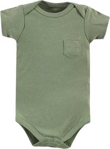 Miniatura 6 de Hudson Baby - Mamelucos de algodón para bebés niñas, Animales del bosque, paquete de 5