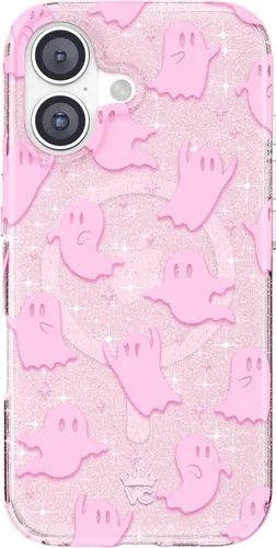 Miniatura 100 de VELVET CAVIAR Funda para iPhone 15, compatible con MagSafe, probada contra caídas de 10 pies, fundas protectoras de diseño, leopardo color rosa