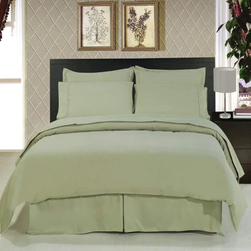 Miniatura 4 de Royal Hotel Bedding Juego de funda de edredón - Ligero y ultrasuave - Sin arrugas doble cepillado, funda de edredón sólida con cierre de botón y 2