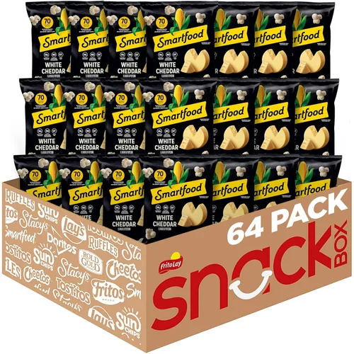 Miniatura 13 de Smartfood White Cheddar - Palomitas de maíz, sabor queso cheddar blanco, 0.625 onzas (paquete de 40)