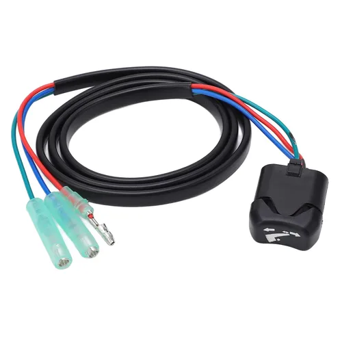 Miniatura 8 de Aramox Interruptor de inclinación de ajuste fuera de borda, 37850 90J00 Interruptor de ajuste e inclinación ABS Reemplazo para caja de control