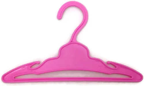 Miniatura 2 de Perchas para muñecas 12 rosas para ropa de muñeca de 18 pulgadas, accesorios para muñecas