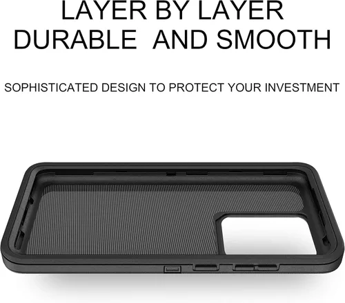 Miniatura 7 de MXX Funda resistente para Samsung Galaxy S20 Ultra (sin protector de pantalla) contra caídas Funda resistente para Galaxy S20 Ultra 5G (negro)